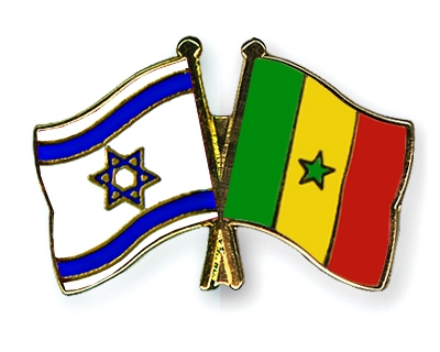 Fahnen Pins Israel Senegal