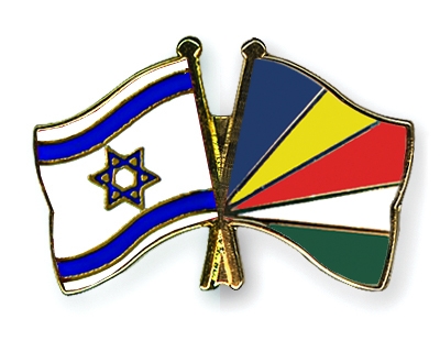 Fahnen Pins Israel Seychellen