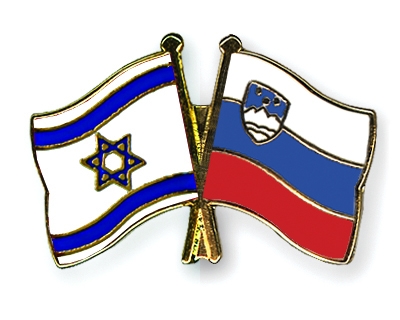 Fahnen Pins Israel Slowenien