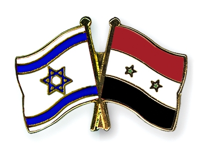 Fahnen Pins Israel Syrien