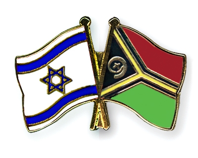 Fahnen Pins Israel Vanuatu