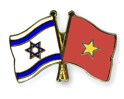 Fahnen Pins Israel Vietnam