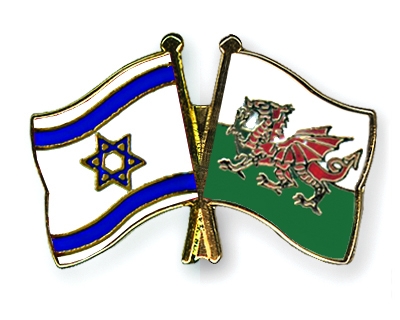 Fahnen Pins Israel Wales