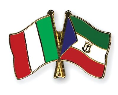 Fahnen Pins Italien quatorialguinea