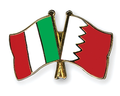 Fahnen Pins Italien Bahrain