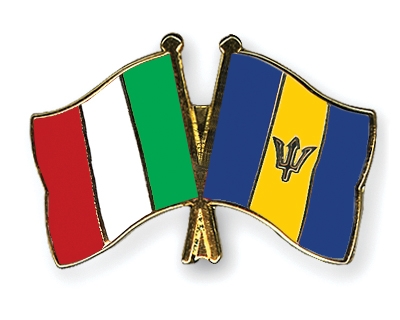 Fahnen Pins Italien Barbados