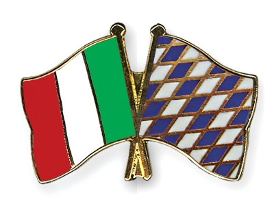 Fahnen Pins Italien Bayern