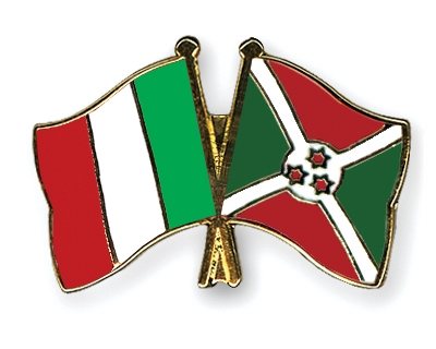 Fahnen Pins Italien Burundi