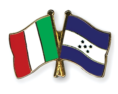 Fahnen Pins Italien Honduras