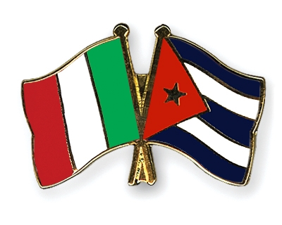 Fahnen Pins Italien Kuba