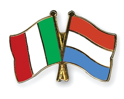 Fahnen Pins Italien Luxemburg