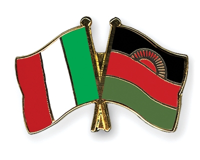 Fahnen Pins Italien Malawi