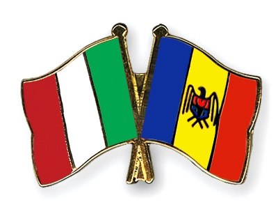 Fahnen Pins Italien Moldau