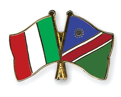 Fahnen Pins Italien Namibia