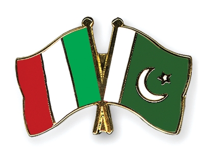 Fahnen Pins Italien Pakistan