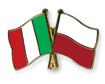 Fahnen Pins Italien Polen