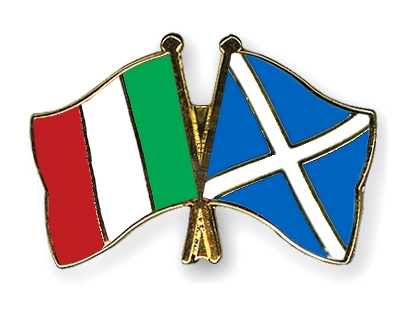 Fahnen Pins Italien Schottland