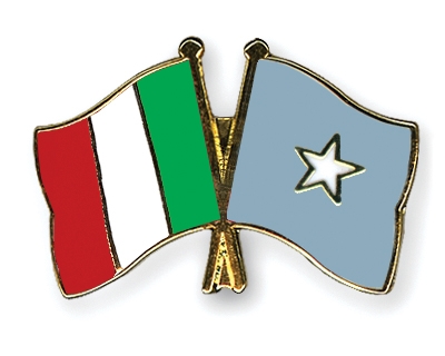 Fahnen Pins Italien Somalia