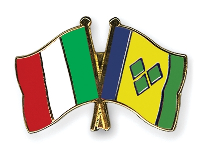 Fahnen Pins Italien St-Vincent-und-die-Grenadinen