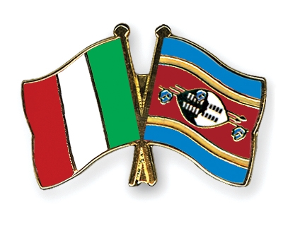 Fahnen Pins Italien Swasiland