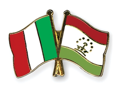 Fahnen Pins Italien Tadschikistan