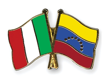 Fahnen Pins Italien Venezuela