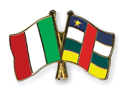 Fahnen Pins Italien Zentralafrikanische-Republik