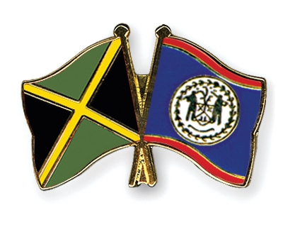 Fahnen Pins Jamaika Belize