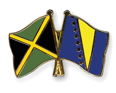Fahnen Pins Jamaika Bosnien-und-Herzegowina