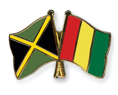 Fahnen Pins Jamaika Guinea