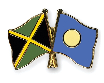 Fahnen Pins Jamaika Palau
