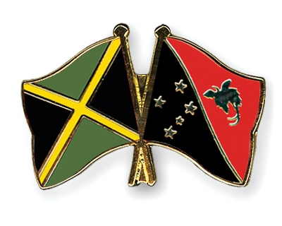 Fahnen Pins Jamaika Papua-Neuguinea