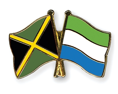 Fahnen Pins Jamaika Sierra-Leone