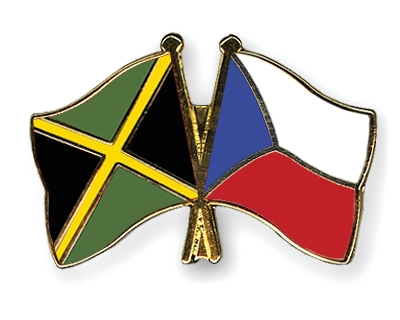 Fahnen Pins Jamaika Tschechische-Republik