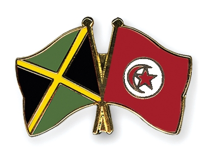 Fahnen Pins Jamaika Tunesien