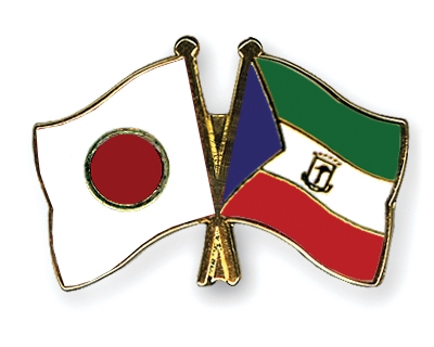 Fahnen Pins Japan quatorialguinea