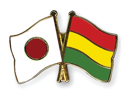 Fahnen Pins Japan Bolivien