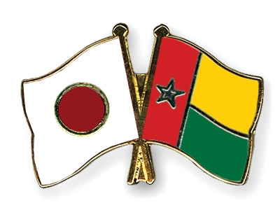 Fahnen Pins Japan Guinea-Bissau