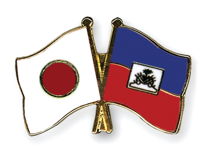 Fahnen Pins Japan Haiti