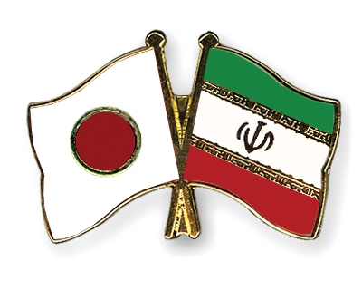 Fahnen Pins Japan Iran