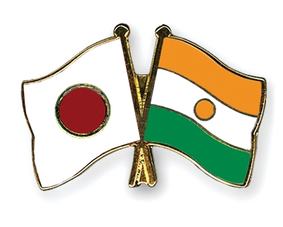 Fahnen Pins Japan Niger