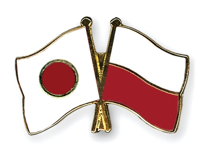 Fahnen Pins Japan Polen