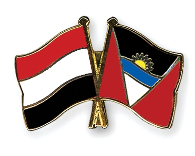 Fahnen Pins Jemen Antigua-und-Barbuda