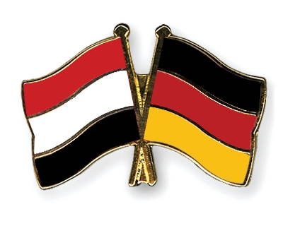 Fahnen Pins Jemen Deutschland