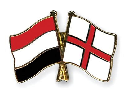 Fahnen Pins Jemen England
