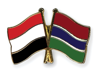 Fahnen Pins Jemen Gambia