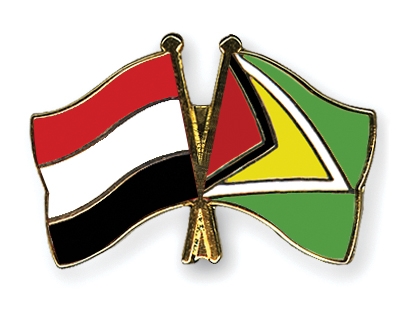 Fahnen Pins Jemen Guyana