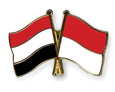 Fahnen Pins Jemen Indonesien