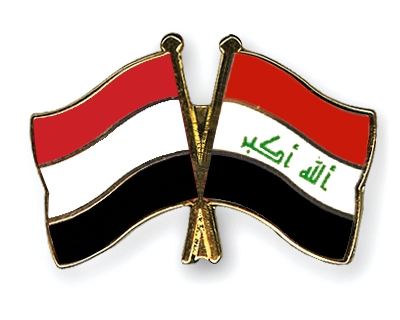 Fahnen Pins Jemen Irak