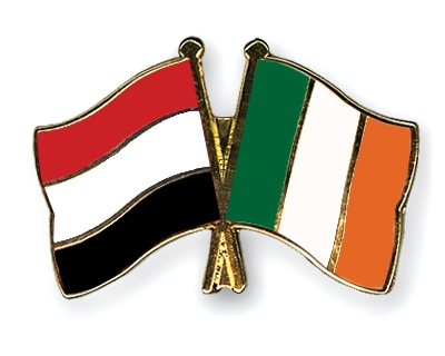 Fahnen Pins Jemen Irland